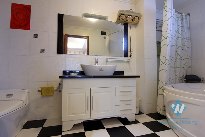 Large size two bedrooms apartment for rent in Trich Sai street, Tay Ho district, Ha Noi